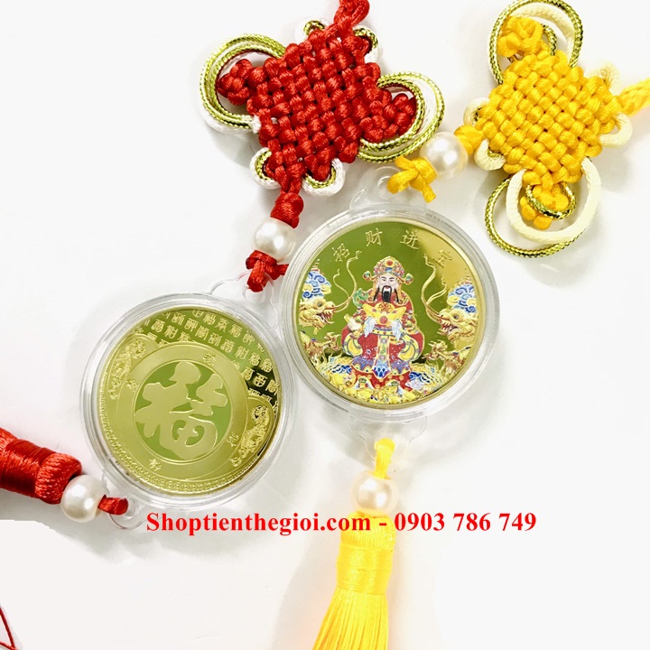 Dây Treo Xu Thần Tài In Màu - SP005201  